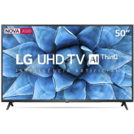 Imagem da oferta Smart TV 4K LED 50” LG 50UN7310 Wi-Fi Bluetooth 3 HDMI 2 USB - 50UN7310PSC