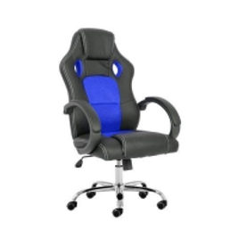 Imagem da oferta Cadeira Gamer Donnato Gam-02 Base Giratória Estofada Sistema Relax Azul E Preta