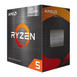 Processador AMD Ryzen 5 5600G 3.9GHz (4.4GHz Turbo) 6-Cores 12-Threads Cooler Wraith Stealth AM4 Com vídeo integrado - 100-100000252BOX