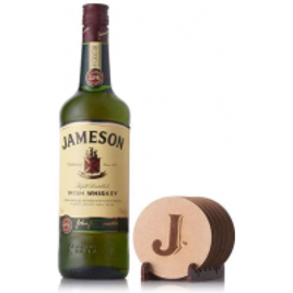 Imagem da oferta Kit Whiskey Jameson Regular 750ml + Descanso de Copo Jameson