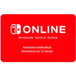 Imagem da oferta Assinatura Nintendo Switch Online Assinatura 12 Meses para 1 Usuário