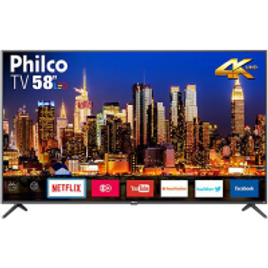 Imagem da oferta Smart TV LED 58" Philco PTV58f60SN Ultra HD 4k com Conversor Digital 3 HDMI 2 USB Wi-Fi