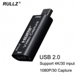 Imagem da oferta Rullz 4K Placa de Captura Vídeo USB 3.0 2.0 HDMI Grabber Caixa Gravação Vídeo para PS4 Jogo Dvd Filmadora Gravação
