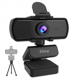 Imagem da oferta Webcam FIFINE K420 1440p Full HD Com Microphone