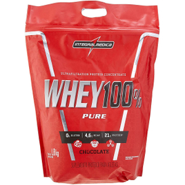 Imagem da oferta 3 Unidades Whey 100% Pure Pouch 1,8Kg Chocolate - Integralmedica - 1.8Kg
