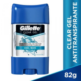 Imagem da oferta Desodorante Antitranspirante Clear Gel Gillette Endurance Cool Wave - 3 Unidades