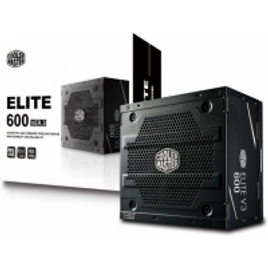 Imagem da oferta Fonte Cooler Master Elite V3 600W PFC Ativo ATX - MPW-6001-ACAAN1-WO