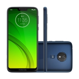 Imagem da oferta Smartphone Motorola Moto G7 Power 32GB Azul Navy 4G Tela 6,2" Câmera 12MP Selfie 8MP Dual Chip Android 9.0