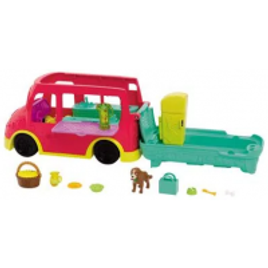 Imagem da oferta Veículo e Boneca Polly Pocket Food Truck Refresco - Mattel