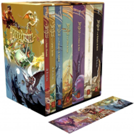 Box Harry Potter com 7 Livros Edição com Capa Tailândesa e Marcador de Página - J.K. Rowling