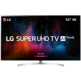 Imagem da oferta Smart TV LG LED 55'' Ultra HD 4K 55SK8500 com Nano Cell Display IPS  Inteligencia Artificial ThinQ AI WI-FI HDR