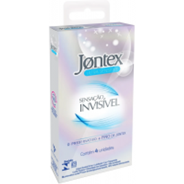 Preservativo Jontex Sensação Invisível - Pacote com 4 unidades