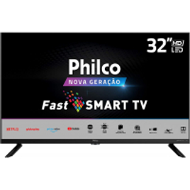 Imagem da oferta Smart TV Philco PTV32G70SBL LED- HD- WIFI integrado