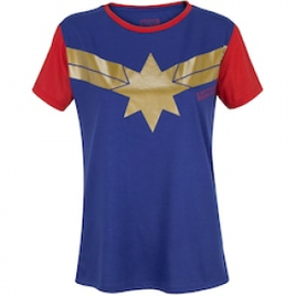 Imagem da oferta Camiseta Capitã Marvel Estrela - Feminina
