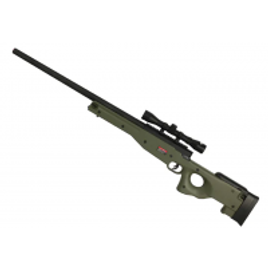 Imagem da oferta Rifle Airsoft Spring Sniper L96 AWS Evo Tactical 400Fps + Luneta 4x32