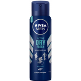 Imagem da oferta 2 Unidades Desodorante Nivea Aerossol Active Dry Fresh Masculino 150ml