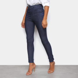 Imagem da oferta Calça Jeans Skinny Ecxo Lisa Feminina - Azul