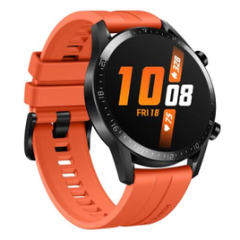 Imagem da oferta Smartwatch Huawei Watch GT 2 (46mm) Laranja com Tela Amoled de 1.39
