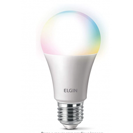 Smart Lâmpada LED Colors 10w Wi-Fi compatível com Alexa - Elgin 48BLEDWIFI00