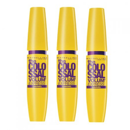 Kit com 3 Máscaras de Cílios Colossal Volum' Express - Maybelline