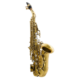 Imagem da oferta Saxofone Soprano Curvo Bb Harmonics HSSC-310GL Laqueado