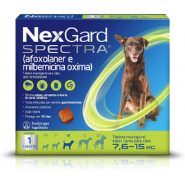 Imagem da oferta Antipulgas e Carrapatos para Cães de 7,6 a 15kg - Nexgard Spectra
