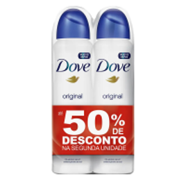 Imagem da oferta Desodorante Dove Original Aerosol 50% de Desconto na Segunda Unidade