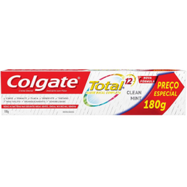 10 Unidades Creme Dental Colgate Total 12 Clean Mint - 180g cada