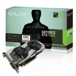Imagem da oferta Placa de Vídeo Galax GeForce GTX 1060 6GB OC - 60NRH7DSL9OC