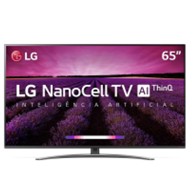 Imagem da oferta Smart TV LED 65´ LG UHD 4K NanoCell Conversor Digital 4 HDMI 3 USB Wi-Fi ThinQ AI HDR - 65SM8100