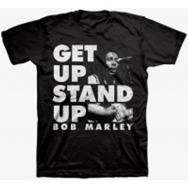 Camiseta Bob Marley: Get Up Stand Up - Masculina