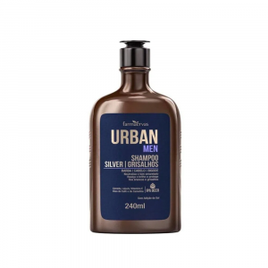 Imagem da oferta Shampoo Desamarelador Farmaervas Urban Men Silver Grisalhos 240ml
