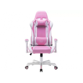 Imagem da oferta Cadeira Gamer XT Racer Reclinável Giratória - Rosa e Branco Wind Series