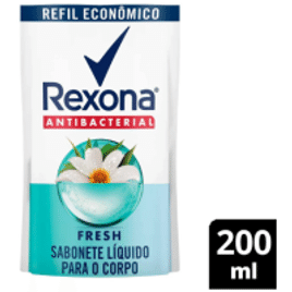 Imagem da oferta Refil Sabonete Líquido Rexona Antibacterial Fresh com 200ml