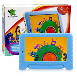 Imagem da oferta Tablet Infantil NB309 Discovery Kids Multilaser Memória 16GB 7 Pol Wi-Fi Android 8 Quad Core Câmera 1GB Ram