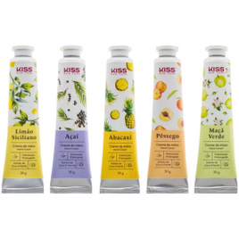 Kit Creme Hidratante para Mãos Kiss New York - 30g 5 Unidades