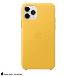Imagem da oferta Capa para iPhone Apple 11 Pro Leather Case de Couro Meyer Lemon  - MWYA2ZM/A