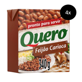 Kit 4 unidades Feijão Carioca TR - Quero