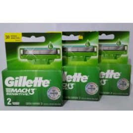 Imagem da oferta Kit carga Gillette Mach 3 sensitive com 3 caixas contendo 2 cartuchos cada
