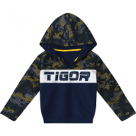 Blusão Tigor T Tigre Azul Menino - Infantil