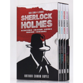 Imagem da oferta Box de Livros Sherlock Holmes (Capa Dura) - 4 Unidades
