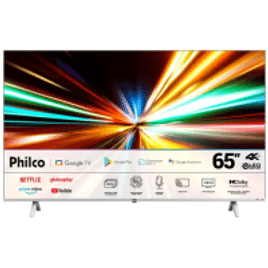 Imagem da oferta Smart TV Philco 65” Dolby Vision e Dolby Atmos 4K QLED - PTV65G3BGTSSBL