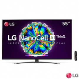 Imagem da oferta Smart TV 4K LG LED 55” com IPS NanoCell, Dolby Atmos® e Wi-Fi - 55NANO86SNA