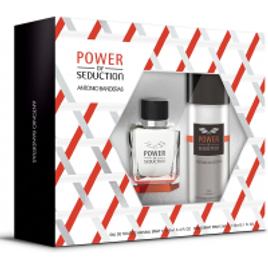 Imagem da oferta Kit Perfume Antonio Banderas Power of Seduction Masculino EDT 100ml + Desodorante 150ml