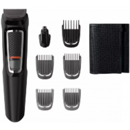 Aparador de Pelos Philips Multigroom 7 em 1 Corpo e Cabelo com Necessaire MG3720/15