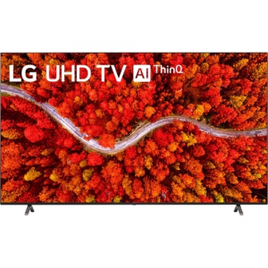 Smart TV LG 75" 4K UHD 75UP8050 WiFi e Bluetooth HDR Inteligência Artificial ThinQ Smart Magic - 75UP8050PSB
