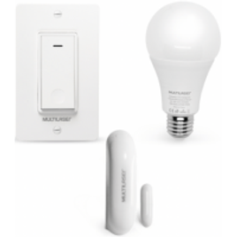Kit com Sensor de Abertura + Lâmpada Wi-Fi + Interruptor Wi-Fi Liv - SE235K