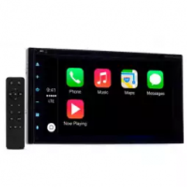 Imagem da oferta Central Multimídia 2 Din Bluetooth Multilaser Android Auto Apple Carplay Evolve X Tela 7" Full Touch GP331