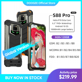 Imagem da oferta Smartphone Doogee S88 Pro 6gb Ram 128GB