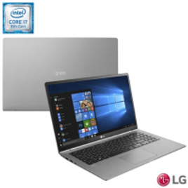 Imagem da oferta Notebook LG Intel Core i7 8550U 8GB 256GB Tela de 15,6” Titânio Gram - 15Z980-G.BH72P1